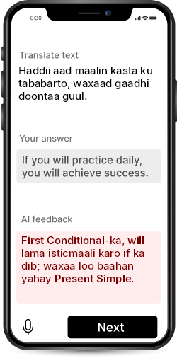 Tababare naxwaha Ingiriisiga